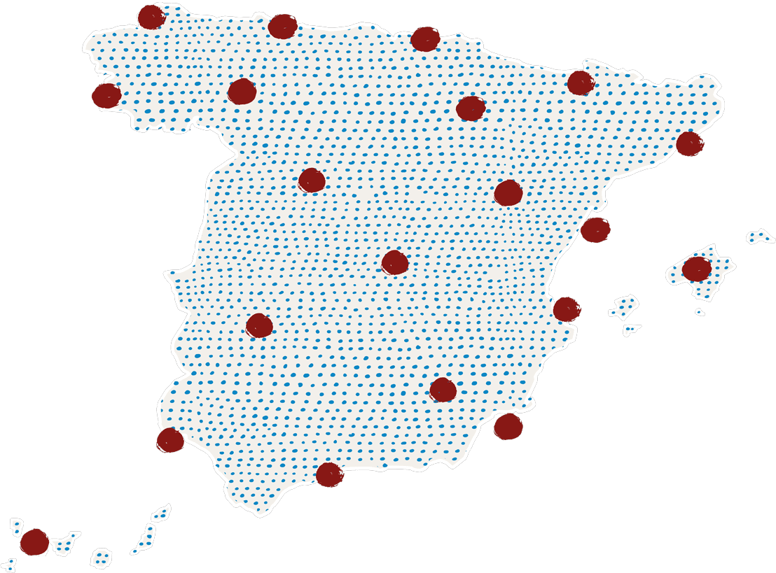 Mapa acuicultura España