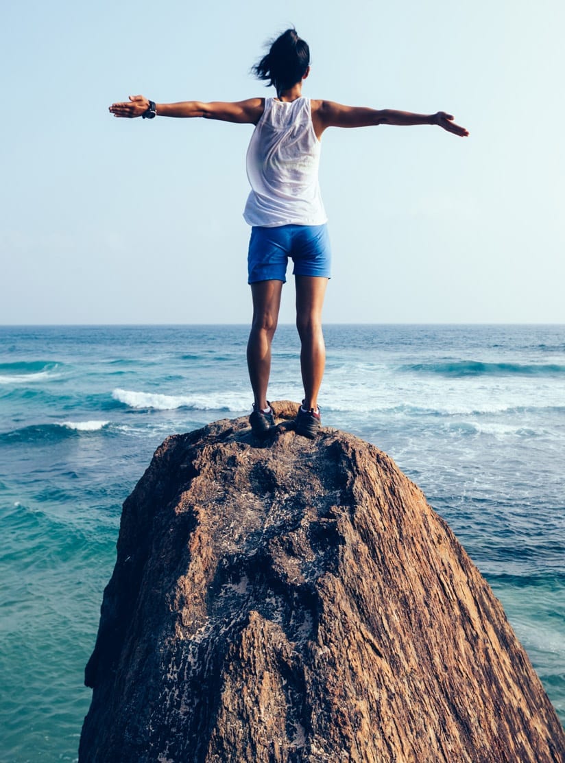 Hombre en el mar