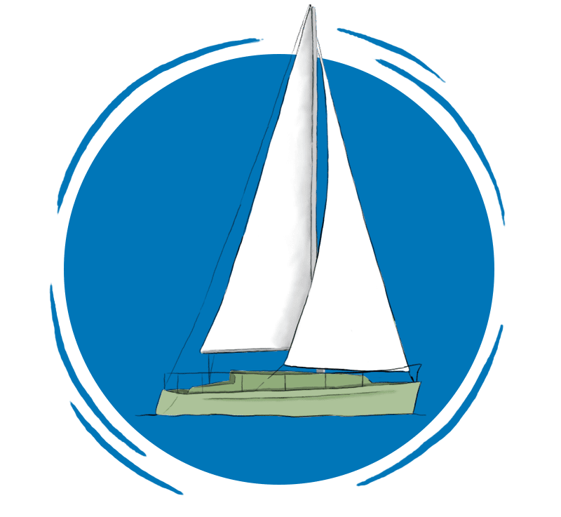 Dibujo de barco de vela
